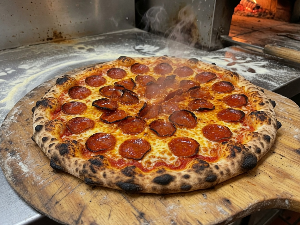 Parish Pepperoni pizza